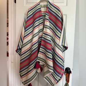 Pendleton poncho/ruana new with tags